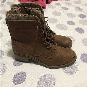 Brown boots